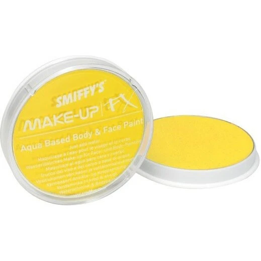 Teatermakeup Vandbaseret Farve til Ansigt og Krop - Knaldgul