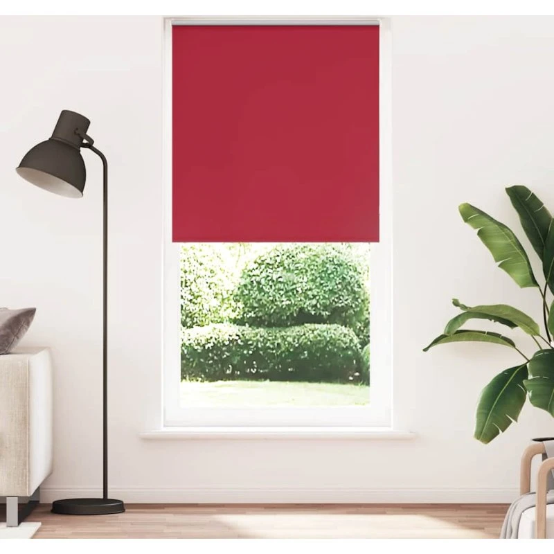 vidaXL Rullegardin Mørklægning 105x230 cm Rød, 100,7 cm Stofbredde