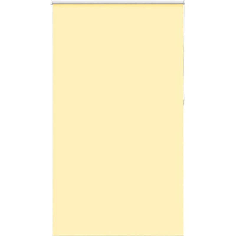 vidaXL Mørklægningsrullegardin 140x210 cm, gul, 136,6 cm stofbredde