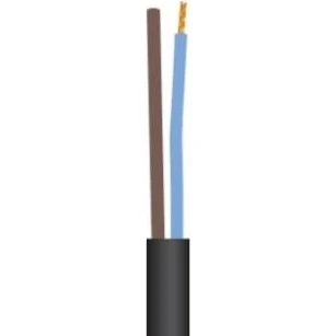 PKA LEDNING 2X1,5 H05VV-F SORT R100