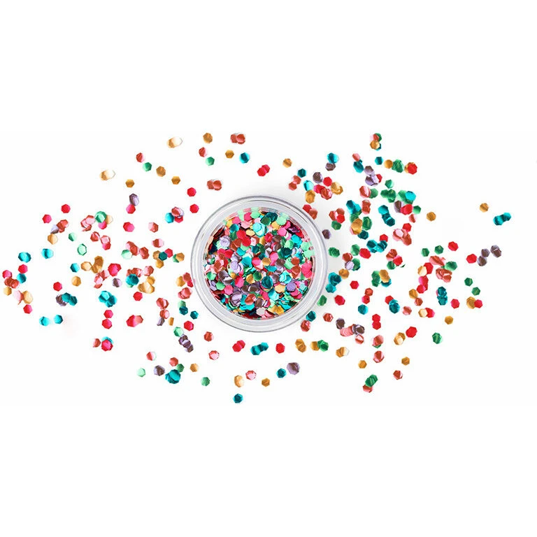 Freckles Multifarvet glimmer til ansigt og krop 3 g