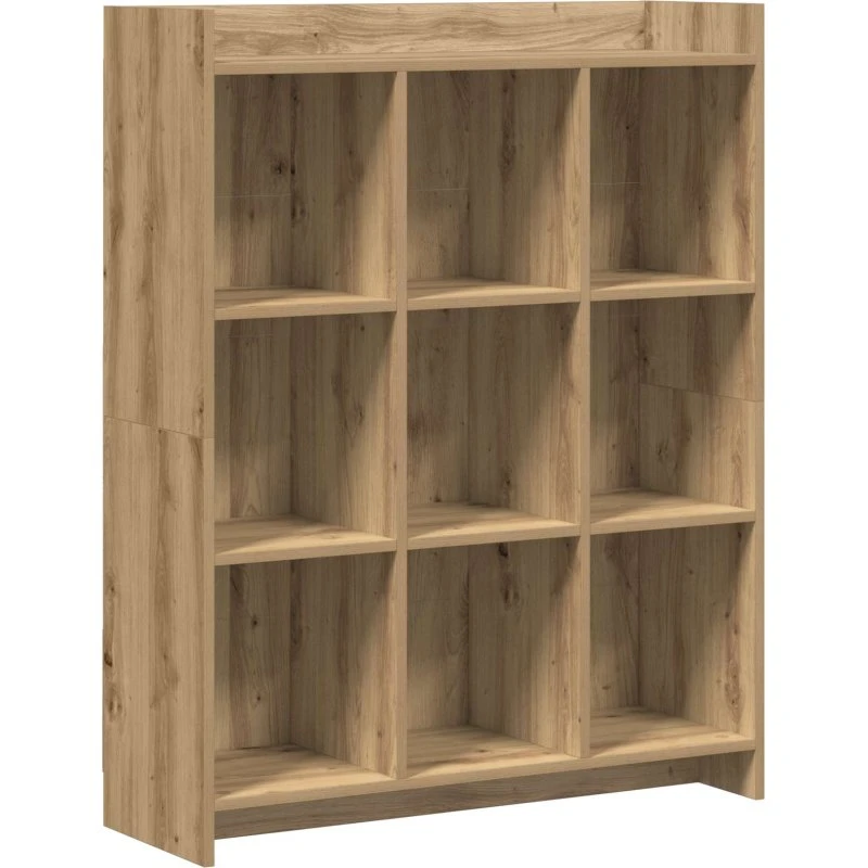 vidaXL Bogreol Artisan-eg 87,5 x 30 x 111 cm Konstrueret Træ