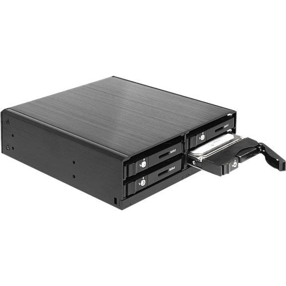 DeLOCK Hus til 4 x 2.5" SATA HDD/SSD, Sort