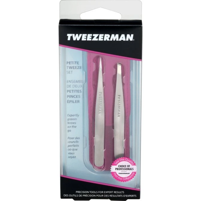 Tweezerman Petite Tweeze Set - Pink