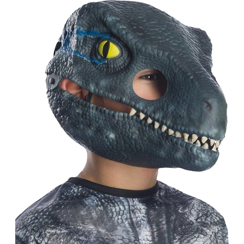 Rubies Jurassic World Velociraptor Mask med Bevægelig Kæbe