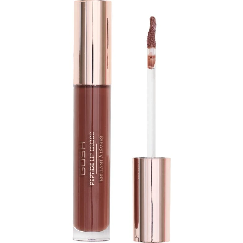 Gosh Peptide Lip Gloss 006 Brownie, 7 ml