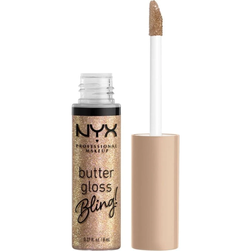 NYX Professional Makeup Butter Gloss Bling 8 ml – 01 Bring The Bling