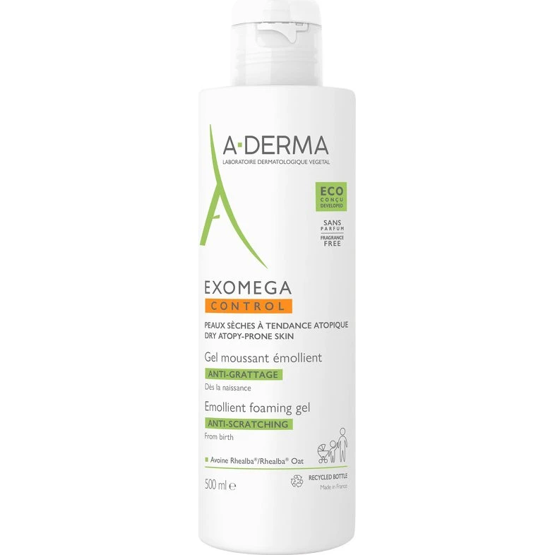 A-Derma Exomega Control Foaming Gel 500 ml