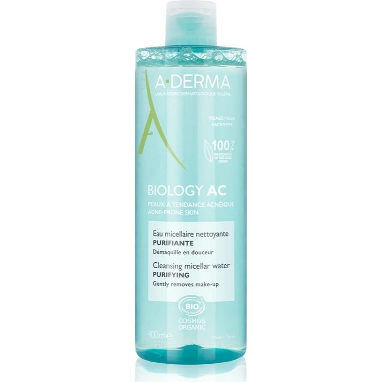 ADerma Biologi AC Rensende Micellært Vand 400 ml
