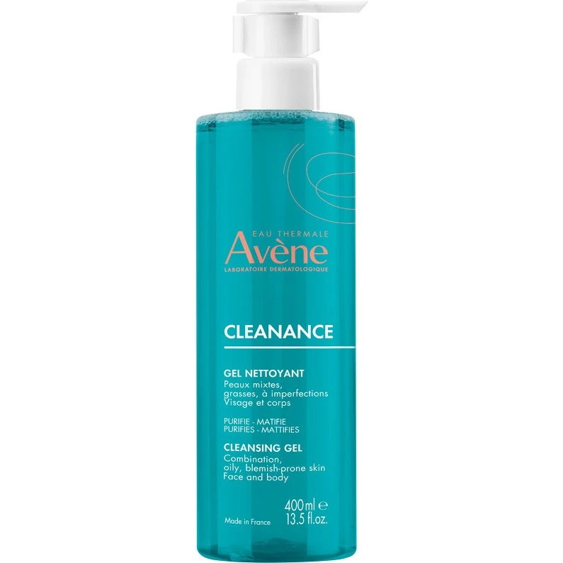 Avène Cleanance Rensegel 400 ml – Fedt og urenhedshud