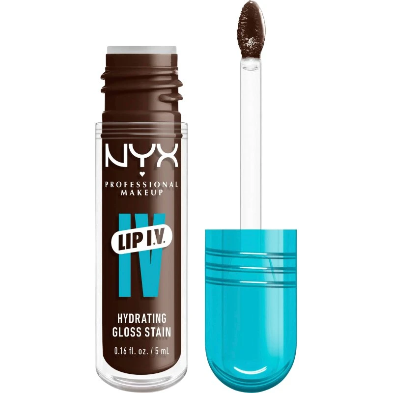 NYX Lip I.V. Hydrating Gloss Stain - Espresso Soak 5 ml