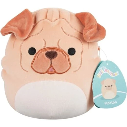 Squishmallows Morton Sharpei 19 cm - Blød Krammedyr