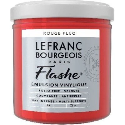 Lefranc Bourgeois Flashe Akryl, Fluorescent Red 125 ml