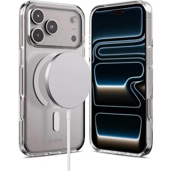 Crong Clear MAG Cover til iPhone 17 Pro, klar