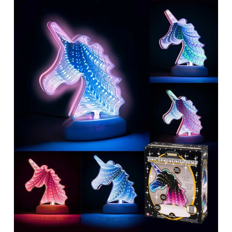VN Lek Enhjørning Infinity Lampe 19x15 cm