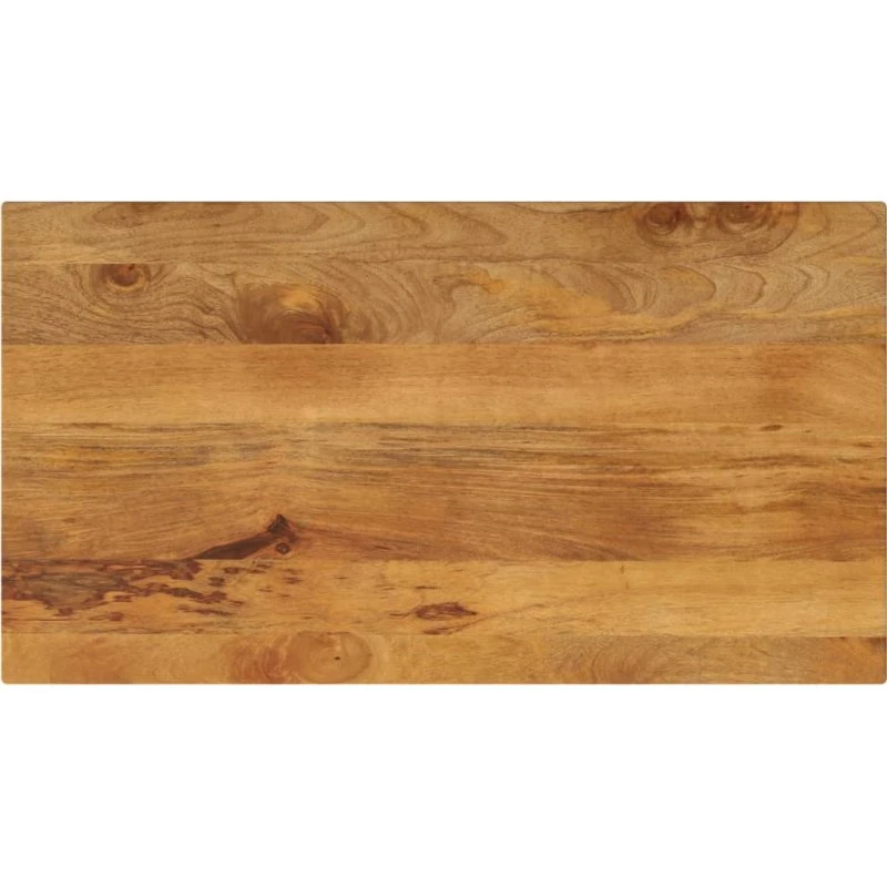 vidaXL bordplade 100x50x2,5 cm i massivt mangotræ