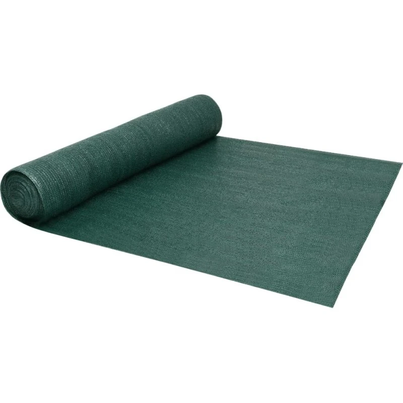 vidaXL afskærmning 1,8x25 m grøn 195 g/m² HDPE