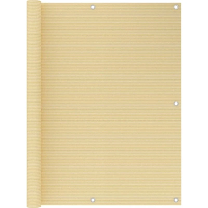 vidaXL altanafskærmning 120x600 cm HDPE beige