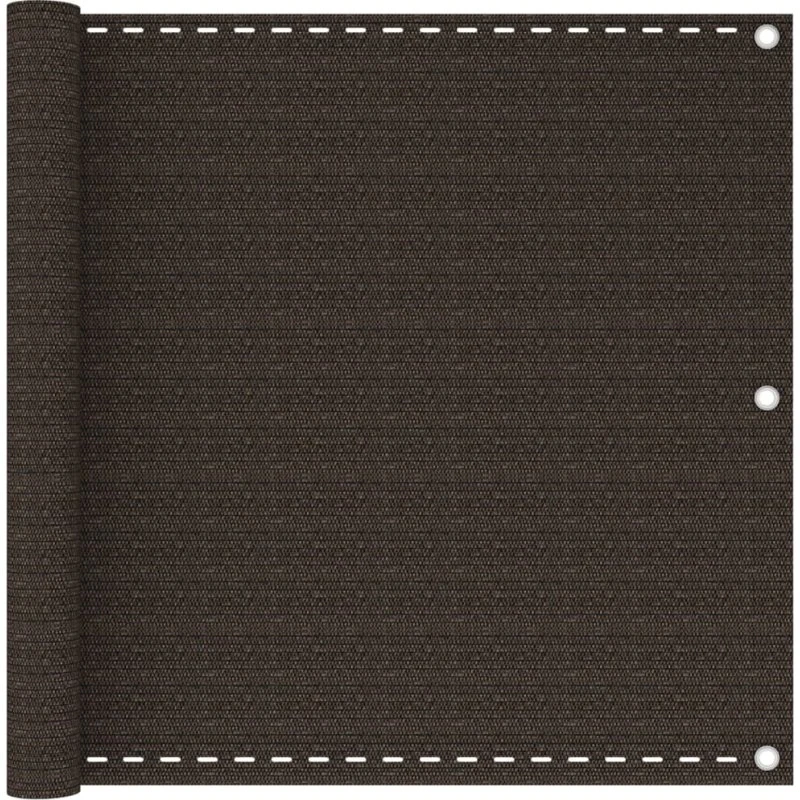 vidaXL altanafskærmning 90x500 cm HDPE brun