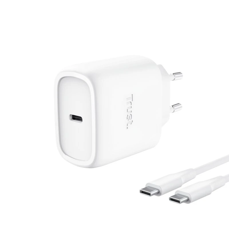 Trust Maxo 45W USB-C Vægoplader, Hvid (GaN)