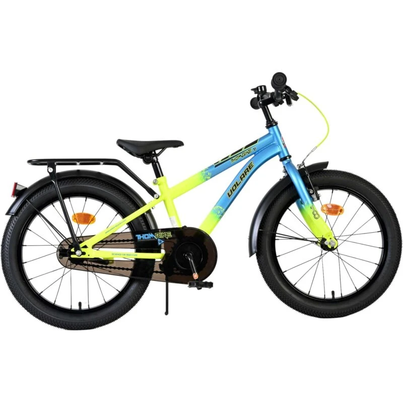 Volare Thombike 18" Børnecykel Blå/Gul med Aftagelige Støttehjul