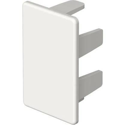 WDK Endestykke HE25040RW 25x40 mm, hvid RAL 9010