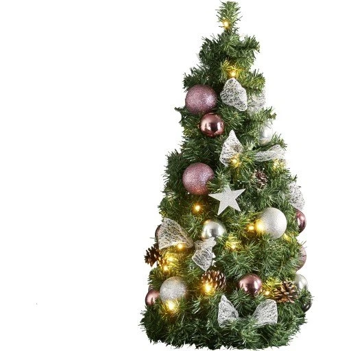 Star Trading Noel kunstigt juletræ 65 cm med lys og pynt