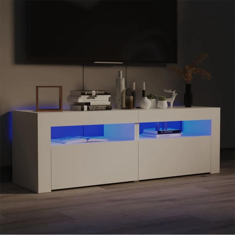 Eg-LED TV-skab 120x35x40 cm, Sort