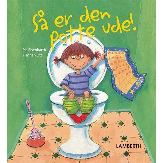 Så er den potte ude! – Børnebog om toilettetræning med motivationskort