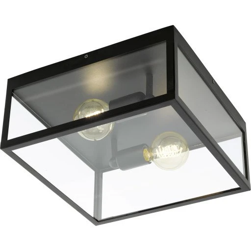 Eglo Charterhouse Loftlampe, sort, 2 x E27
