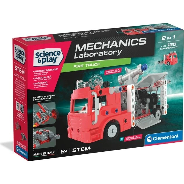 Clementoni Science And Play Mechanics Fire Truck 2-i-1