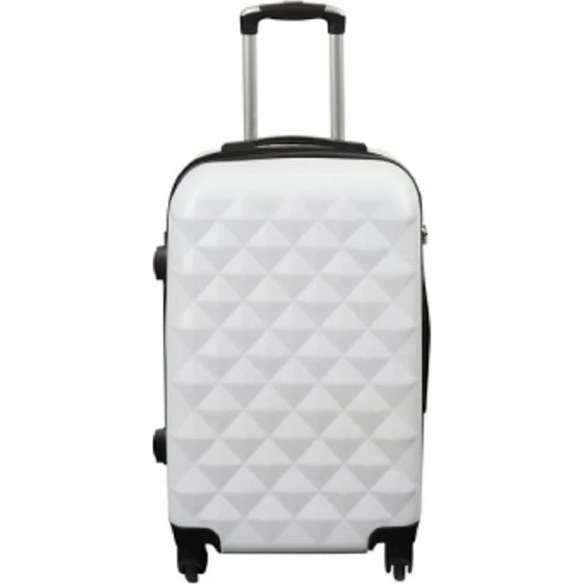 Diamant Hvid Kabinekuffert – Letvægt Hardcase, 36 L, 2,3 kg