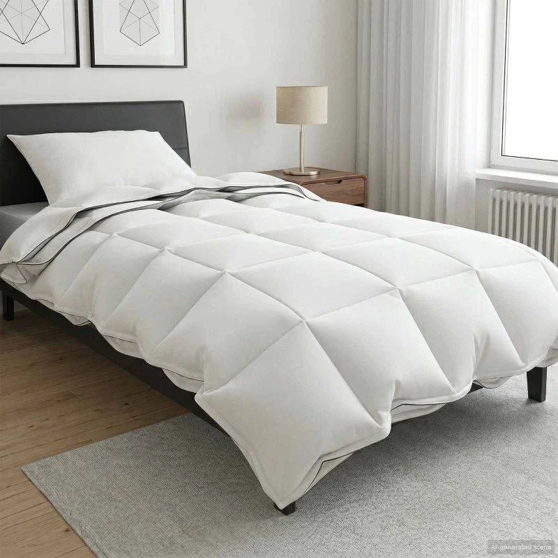 vidaXL 100% bomuld dyne- og quilt-sæt, 150x210 cm