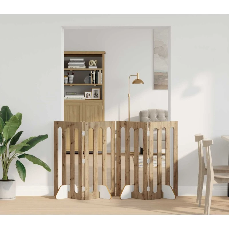 vidaXL Foldbar Hundegård 4 Paneler 201x38x90 cm