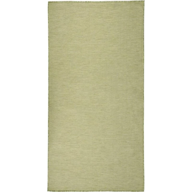 vidaXL fladvævet udendørstæppe 100x300 cm grøn