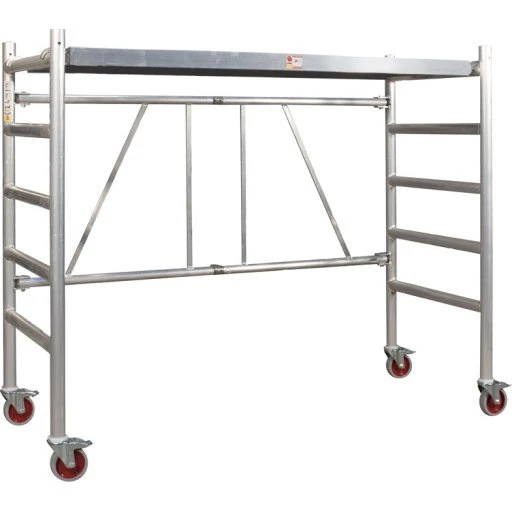 Jumbo Foldestillads 178SKL - Aluminium, 1,55/3,55 m, med bremsehjul