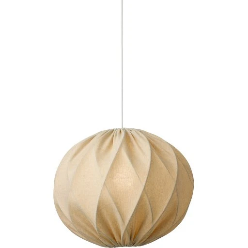 Nielsen Light Jasmin Pendel, hvid ledning, lys sand, 40 cm