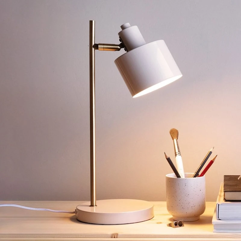 Dyberg Larsen Ocean Bordlampe Beige/Messing