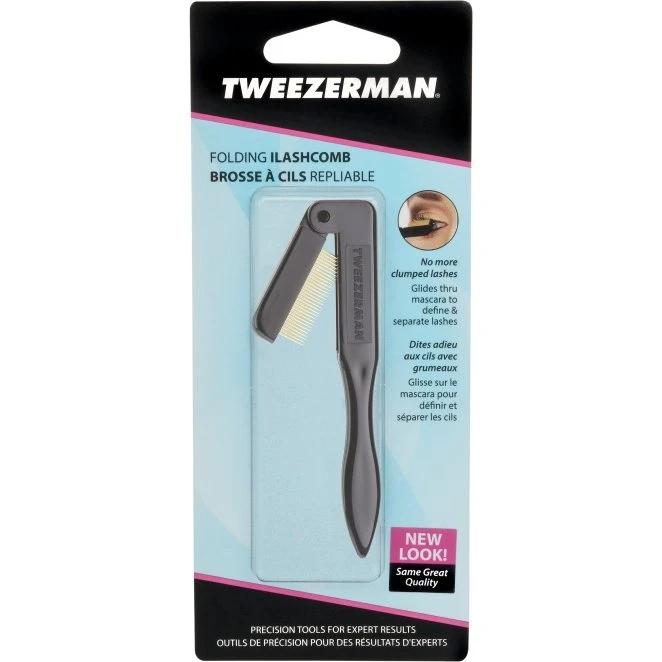 Tweezerman Folding iLashcomb, sammenklappelig vippekam
