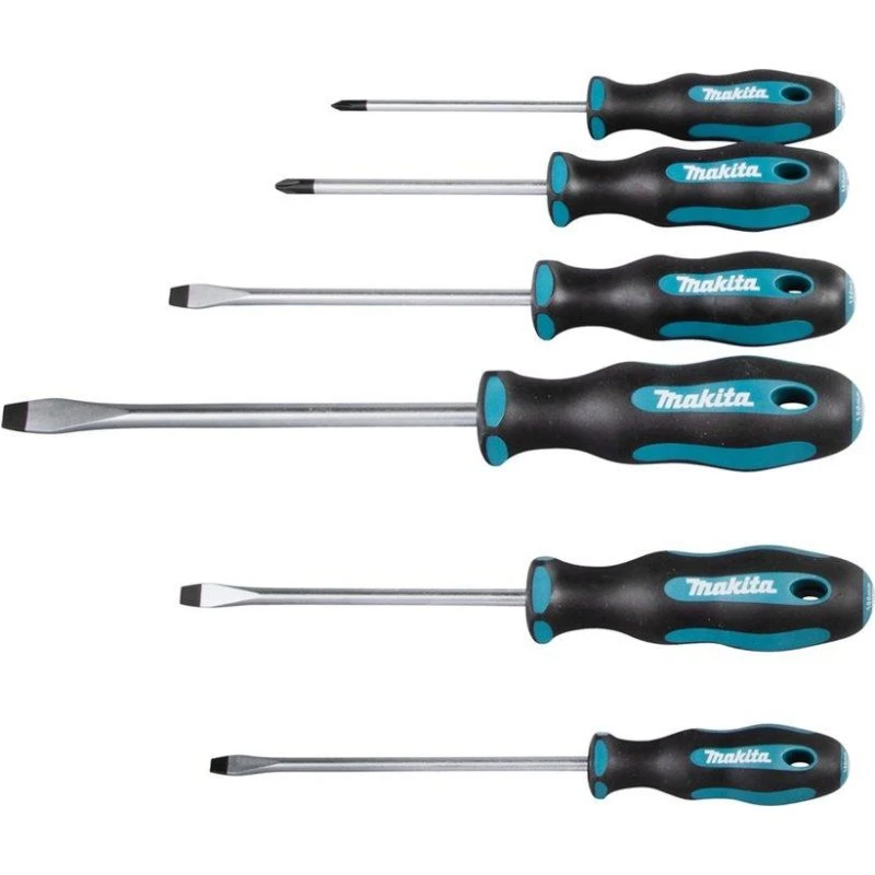 Makita E-10506 Skruetrækkersæt 6 dele med magnetiske spidser
