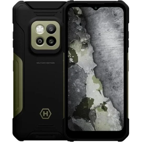 myPhone Hammer Construction 2 5G Militær Edition 6GB/128GB Sort/Grøn