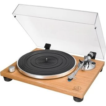 Audio-Technica AT-LPW30TK Bæltedrevet Pladespiller i Træ