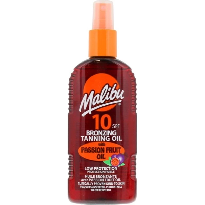 Malibu Bronzing Tanning Oil SPF10 Passion Fruit 200 ml