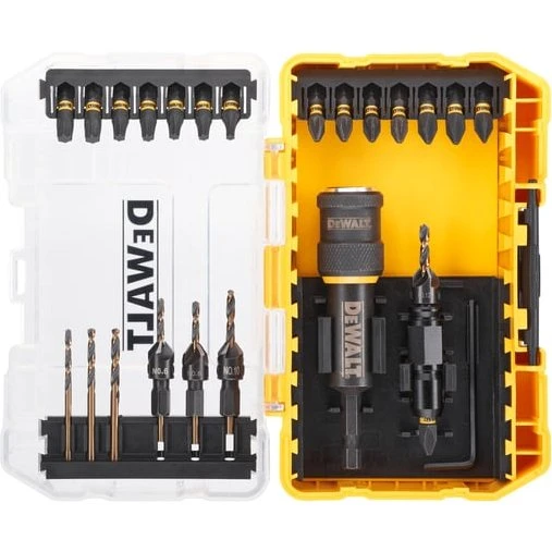 DeWALT DT70779T-QZ Skruetrækkerbit, 18 dele i tough case