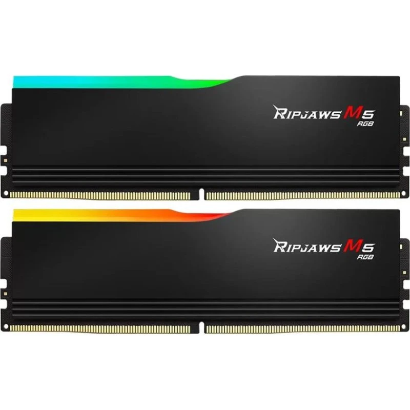 G.Skill Ripjaws M5 RGB DDR5 6000MHz CL28 32GB (2x16GB) Sort