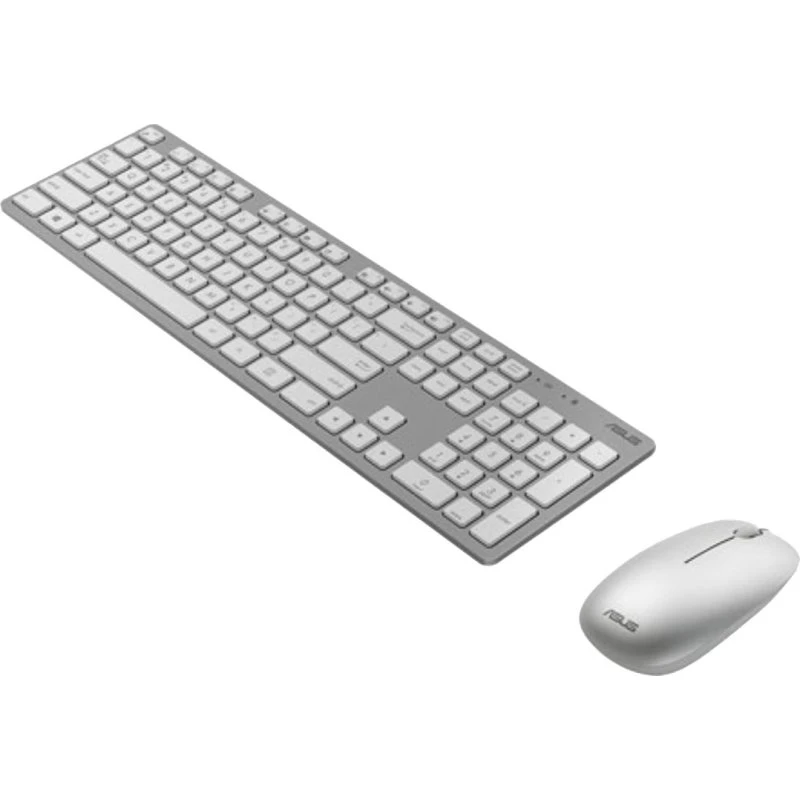 ASUS W5000 Trådløst Tastatur & Mus Sæt, Tysk, Hvid
