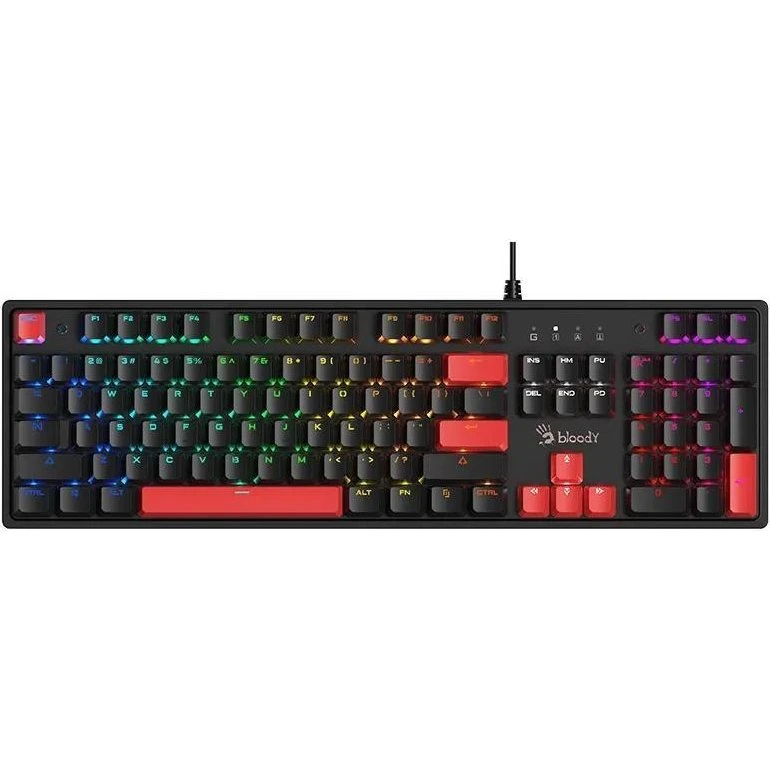 A4Tech Bloody S520N Fire Black Mekanisk Tastatur med RGB