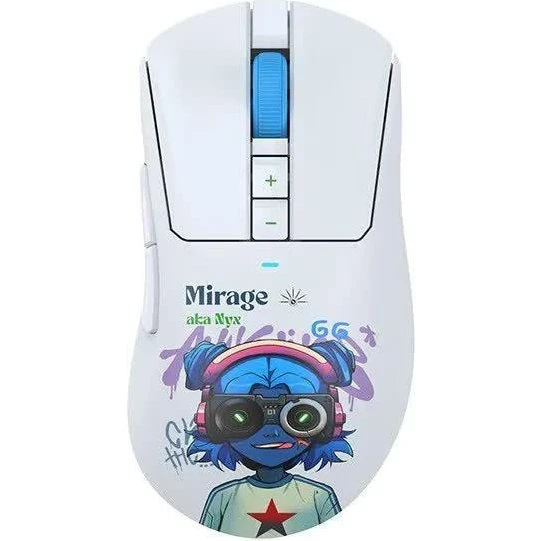 A4Tech R73 Trådløs Gaming Mus, Dual Mode, USB-C, Nyx Mirage