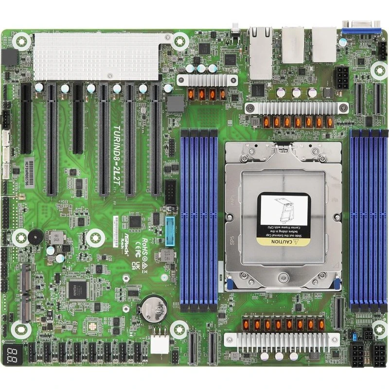 ASRock TURIND8-2L2T Serverbundkort, AMD SP5, 8 DDR5