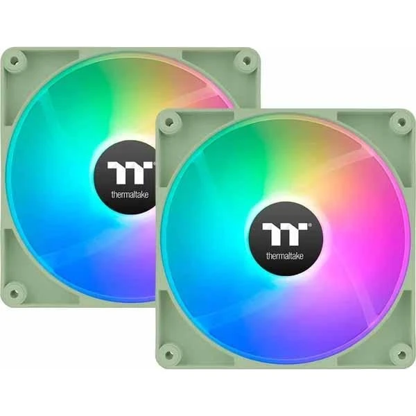 Thermaltake CT140 ARGB Matcha Grøn 140mm, 2 stk.